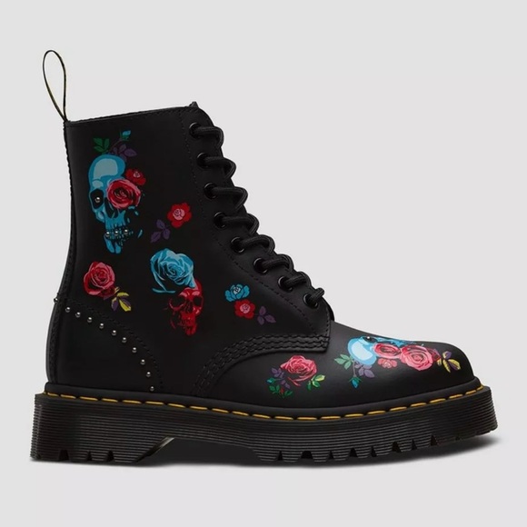 Dr. Martens 1460 Pascal Bex Rose Fantasy Limited Edition Rare!